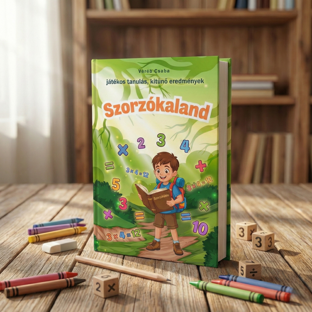 📘 SzorzóKaland – Stresszmentes szorzótáblatanulás otthon