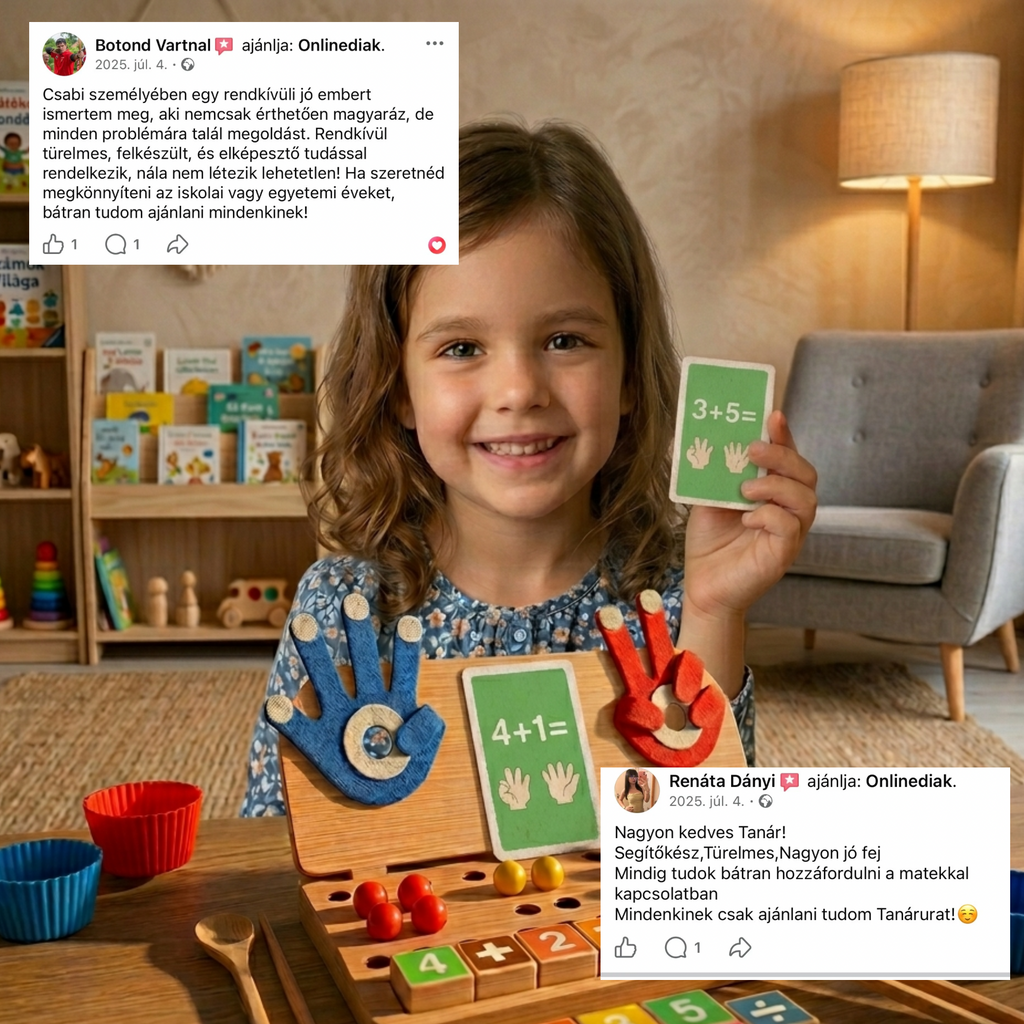 Onlinediák - Matek Kaland™ (3db Ajándékkal!)