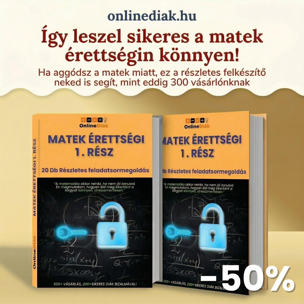 A matek nem varázslat – Érettségi gyakorlókönyv (1. és 2. Rész)