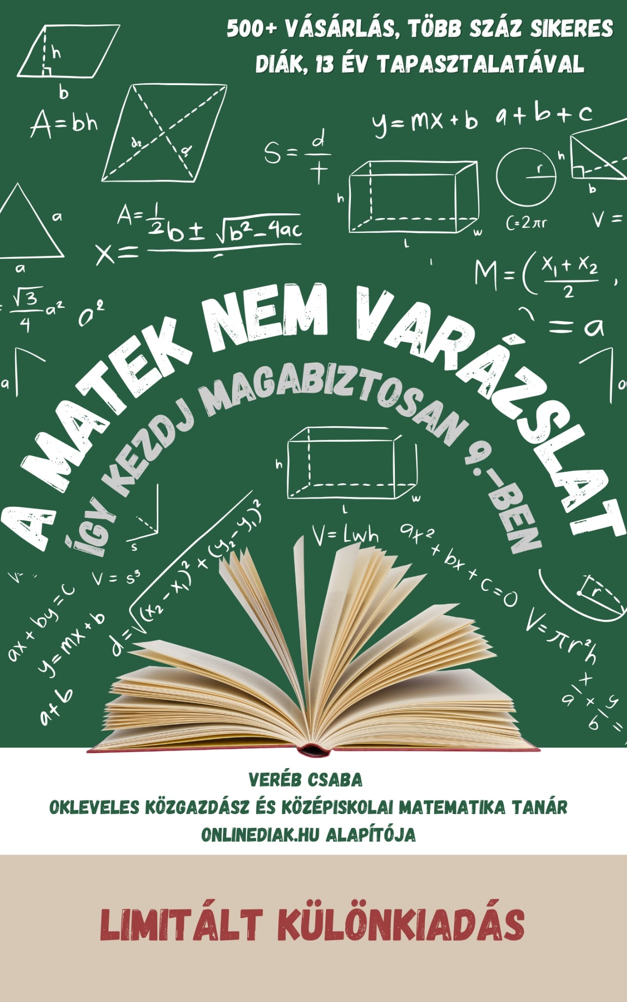 📘 A matek nem varázslat: így kezdj magabiztosan 9.-ben