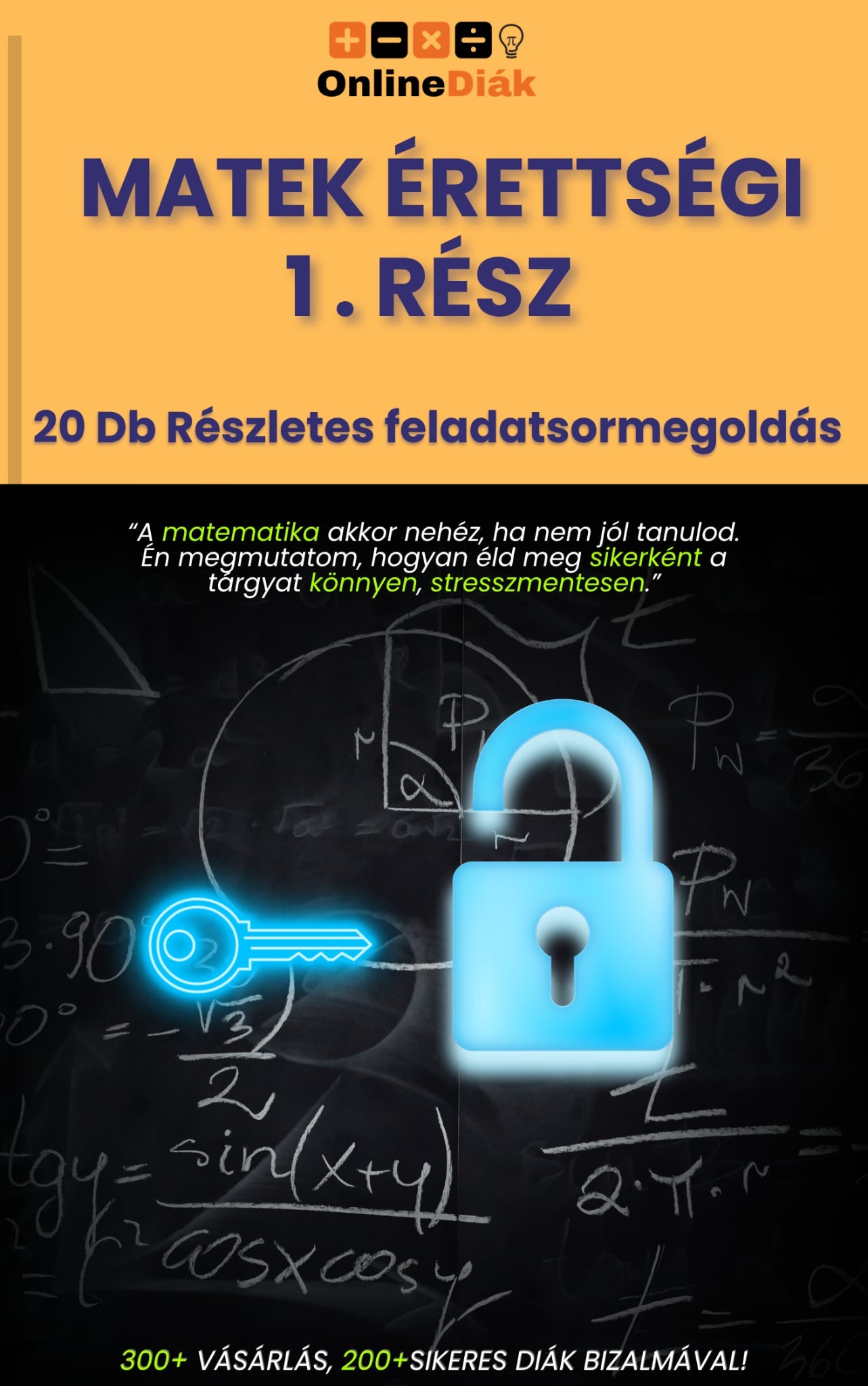 A matek nem varázslat – Érettségi gyakorlókönyv (1. és 2. Rész)